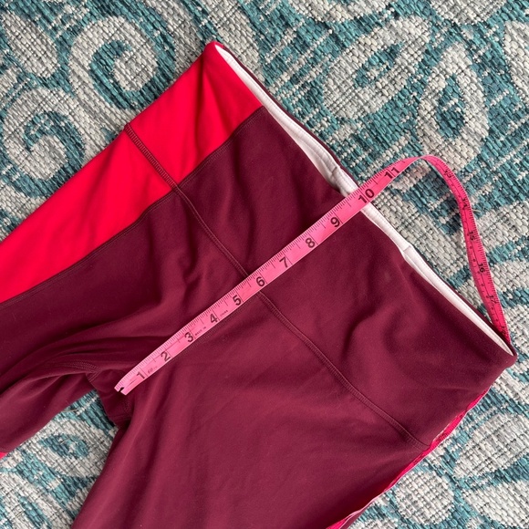 Athleta Elation Asymmetrical 7/8 Tight Garnet Red - Picture 4 of 8